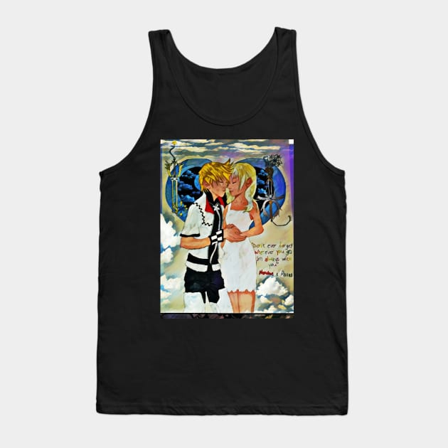 Roxas and Namine Forever Tank Top by wonderwoman0317